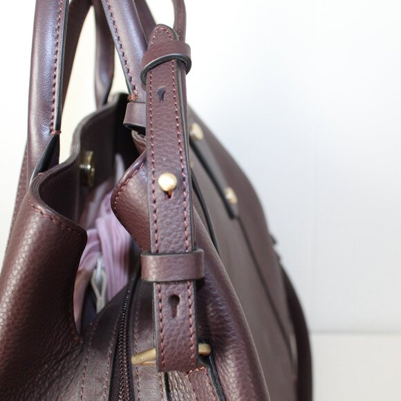 Radley London Provence Street Brown Leather Crossbody Satchel Handbag - Picture 4 of 16